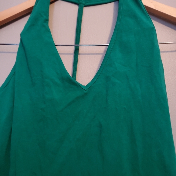 Suzy Shier Signature Green Halter Top - Size M - Picture 4 of 7